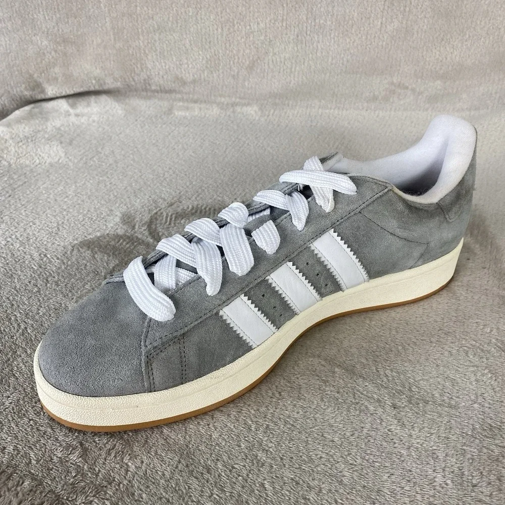 Adidas Campus 00s Shoes Mens Size 13 Gray White Suede Sneakers Originals NEW
